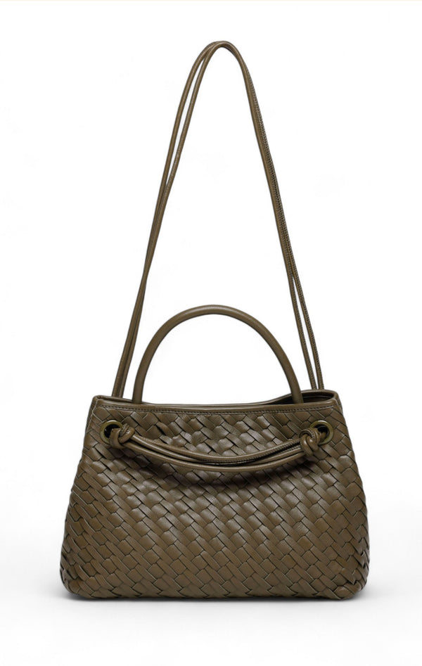 Hazel Tote, Dark Olive