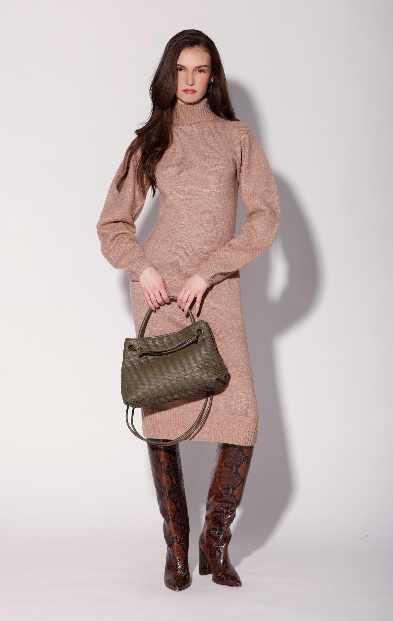 Hazel Tote, Dark Olive