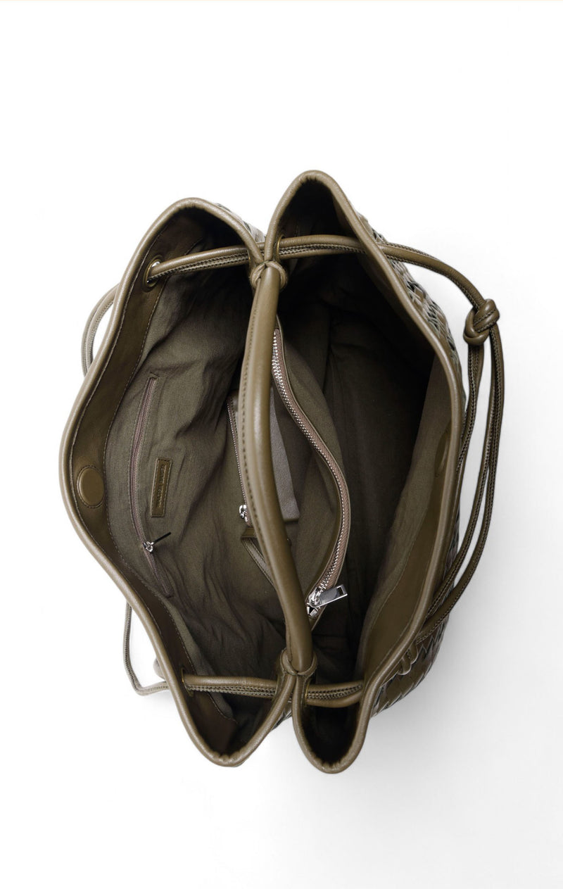 Hazel Tote, Dark Olive