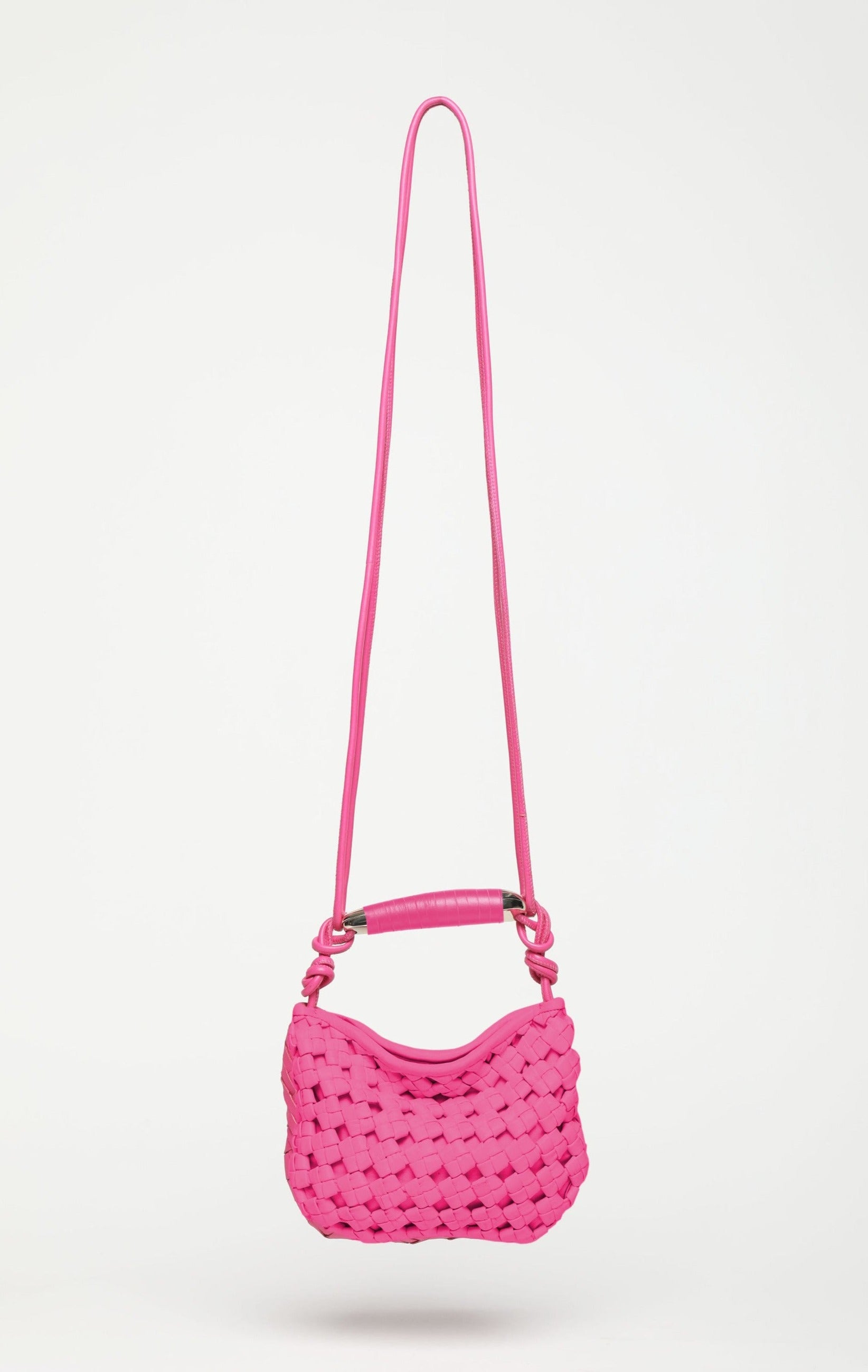 Hazel Mini Hobo, Bright Pink