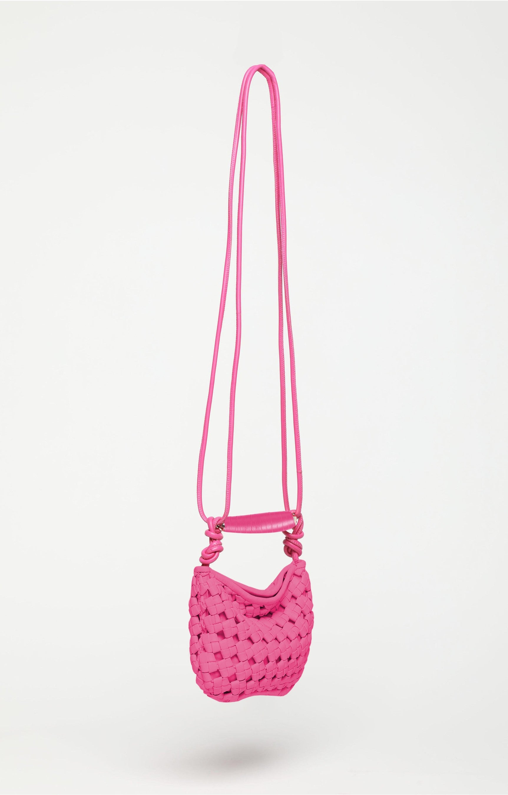 Hazel Mini Hobo, Bright Pink