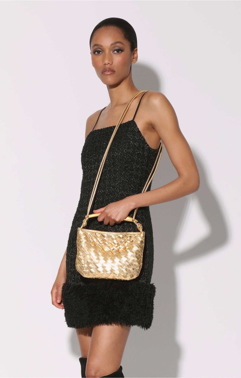 Hazel Mini Hobo, Gold