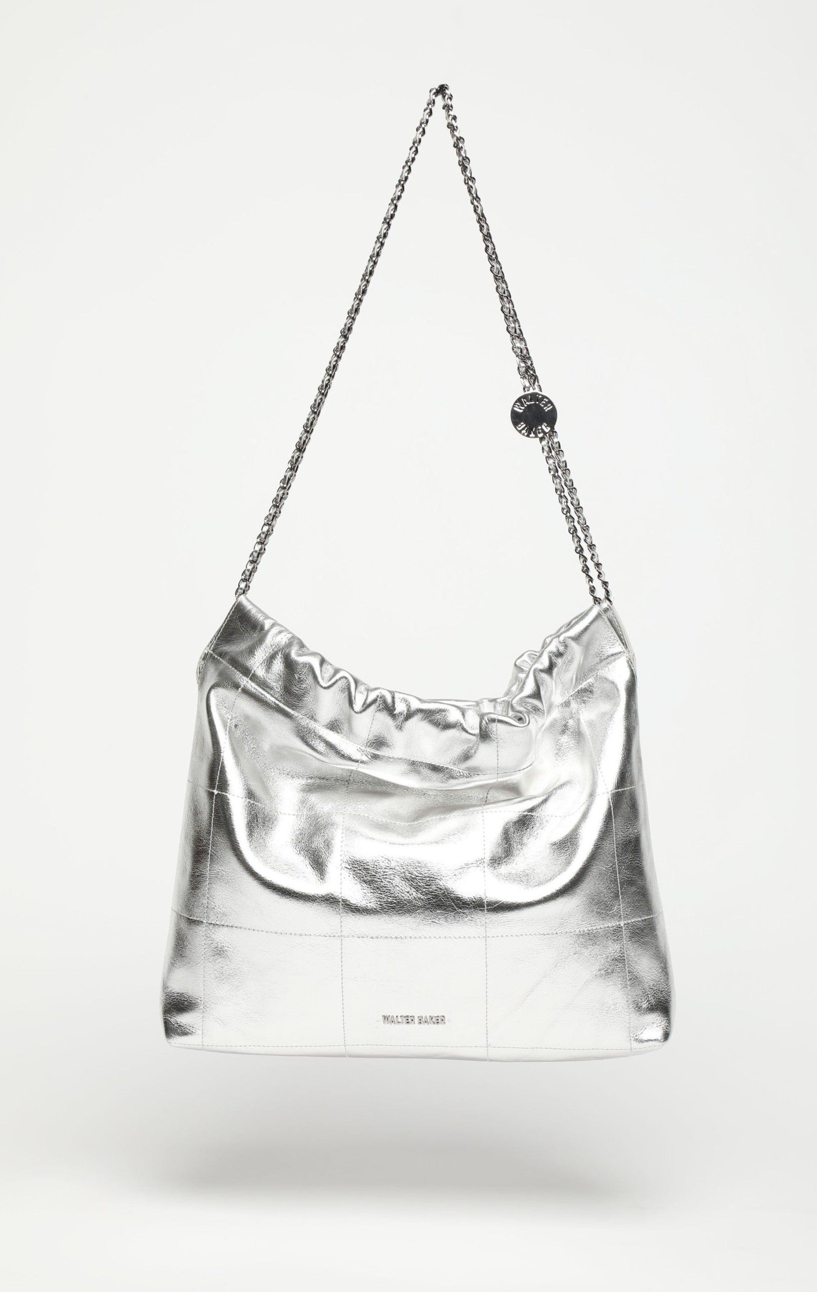Cleo Shoulder, Metallic Silver