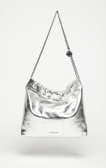 Cleo Shoulder, Metallic Silver