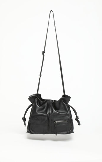 Easton Crossbody Clutch, Black