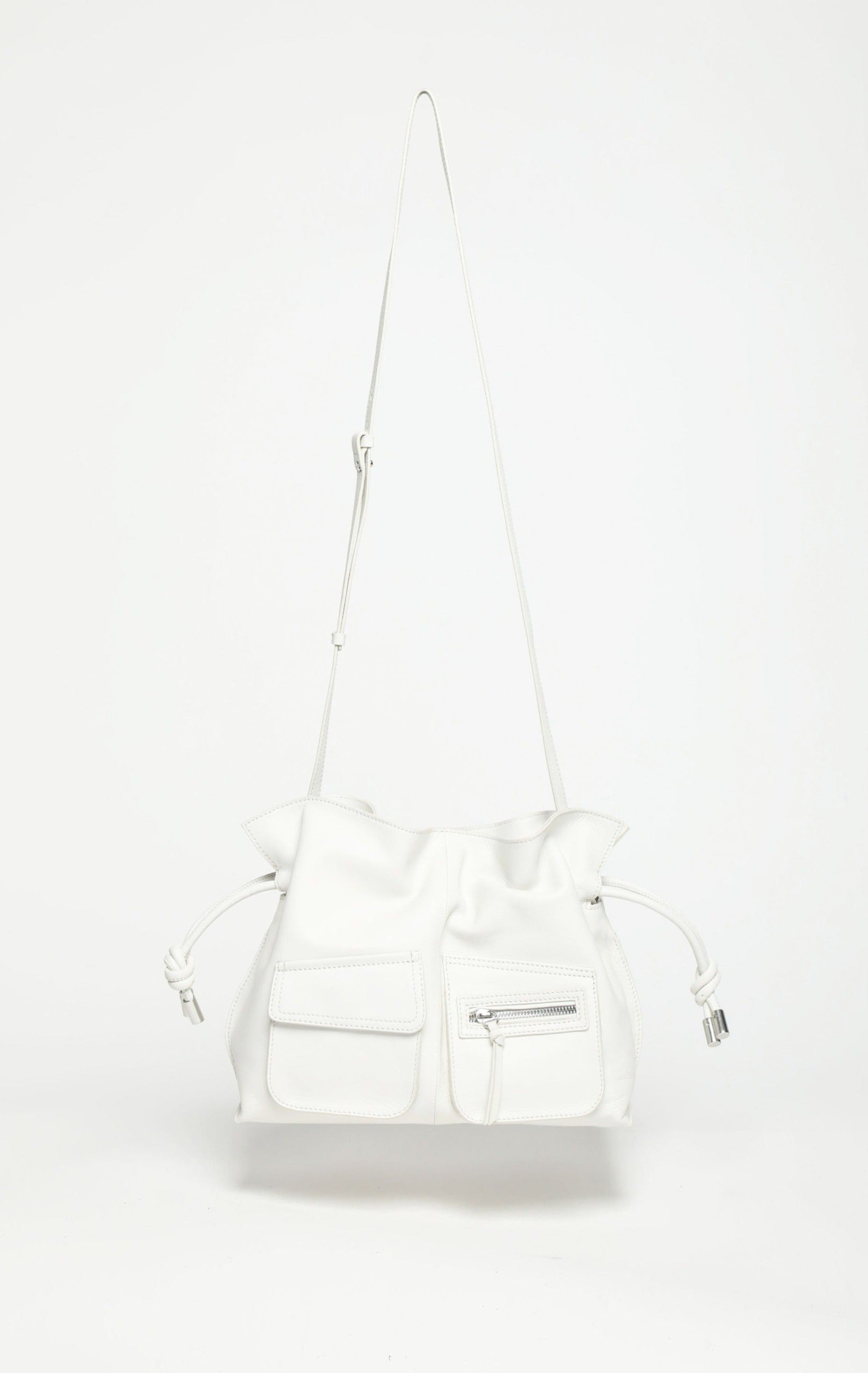 Easton Crossbody Clutch, Bright White