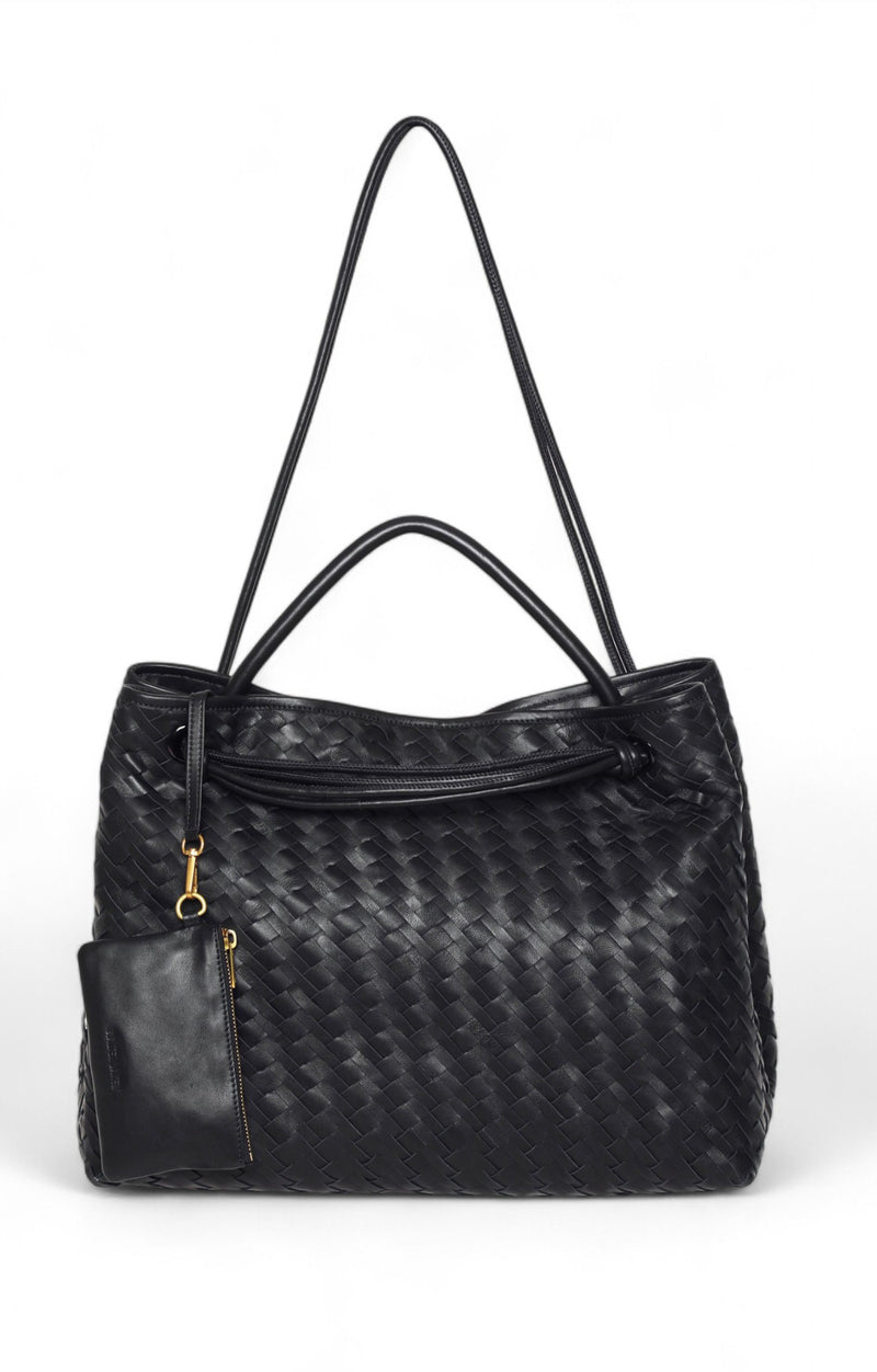 Hazel Large Tote, Black (Spring 2025)