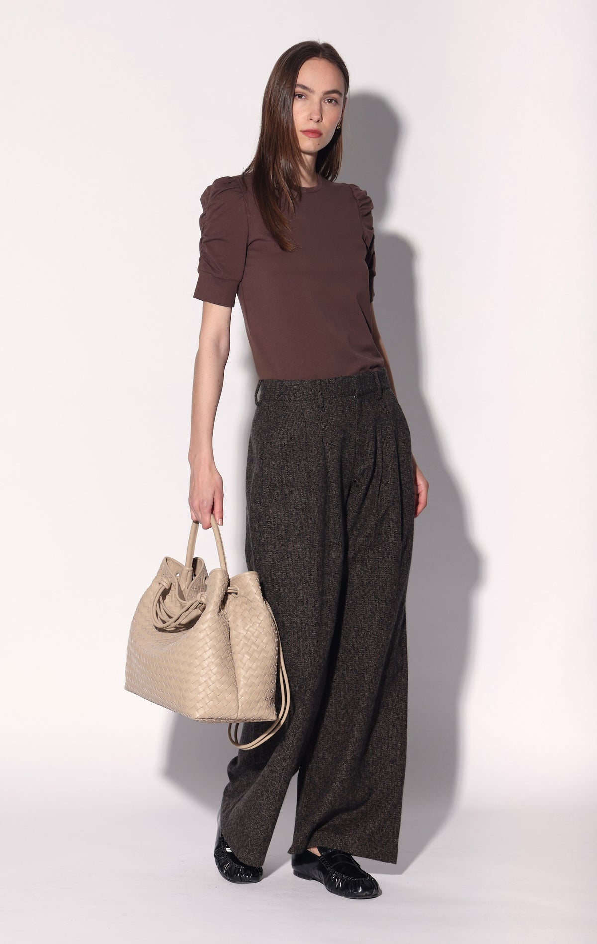 Hazel Large Tote, Egg Shell