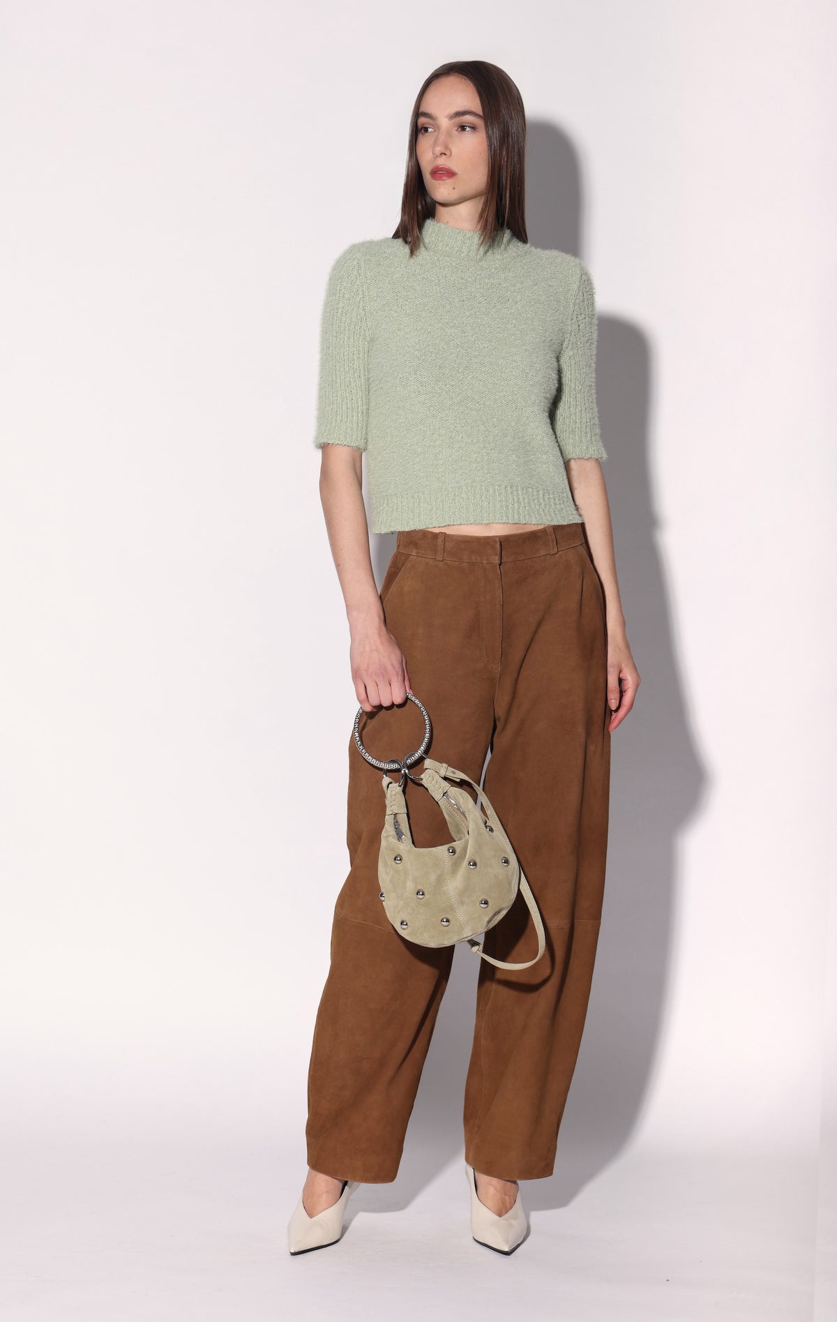 Miller Mini Hobo, Ginger Root Suede