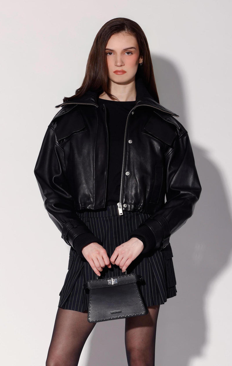 Reed Mini Satchel, Black