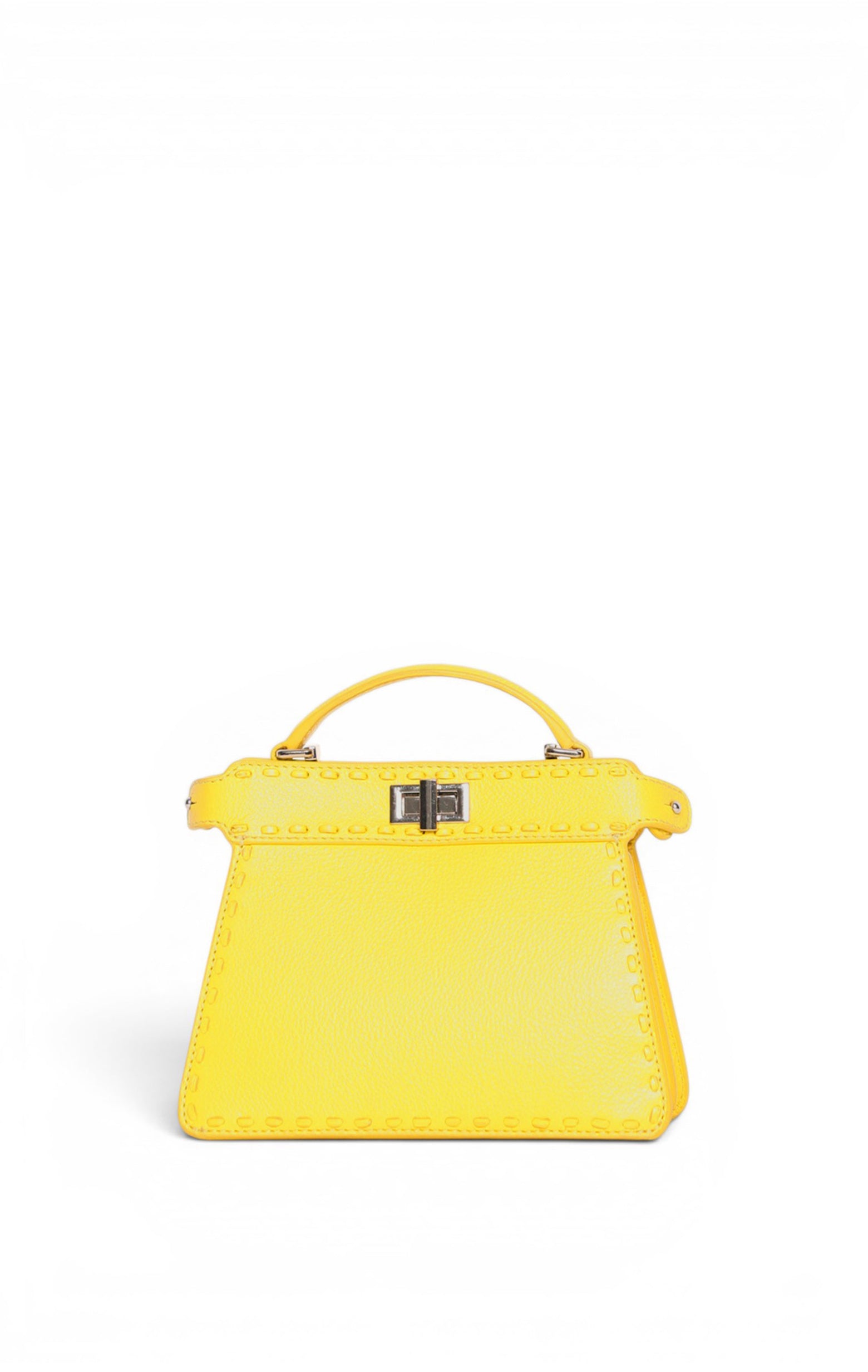 Reed Mini Satchel, Cyber Yellow