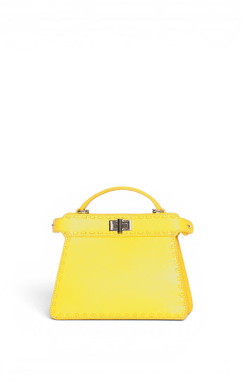 Reed Mini Satchel, Cyber Yellow