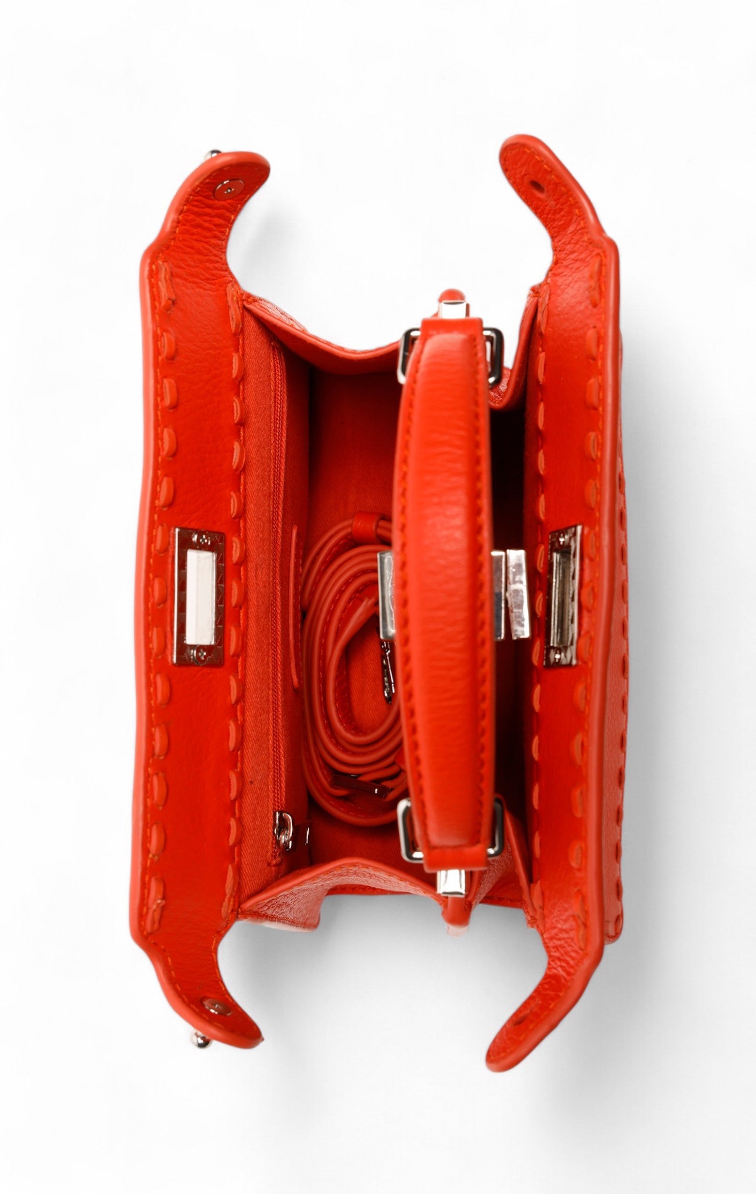 Reed Mini Satchel, Flame