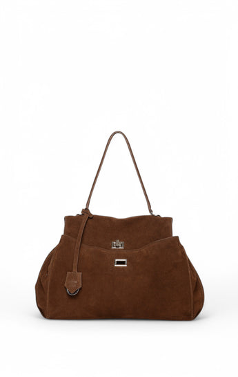 Billie Satchel, Truffle Suede