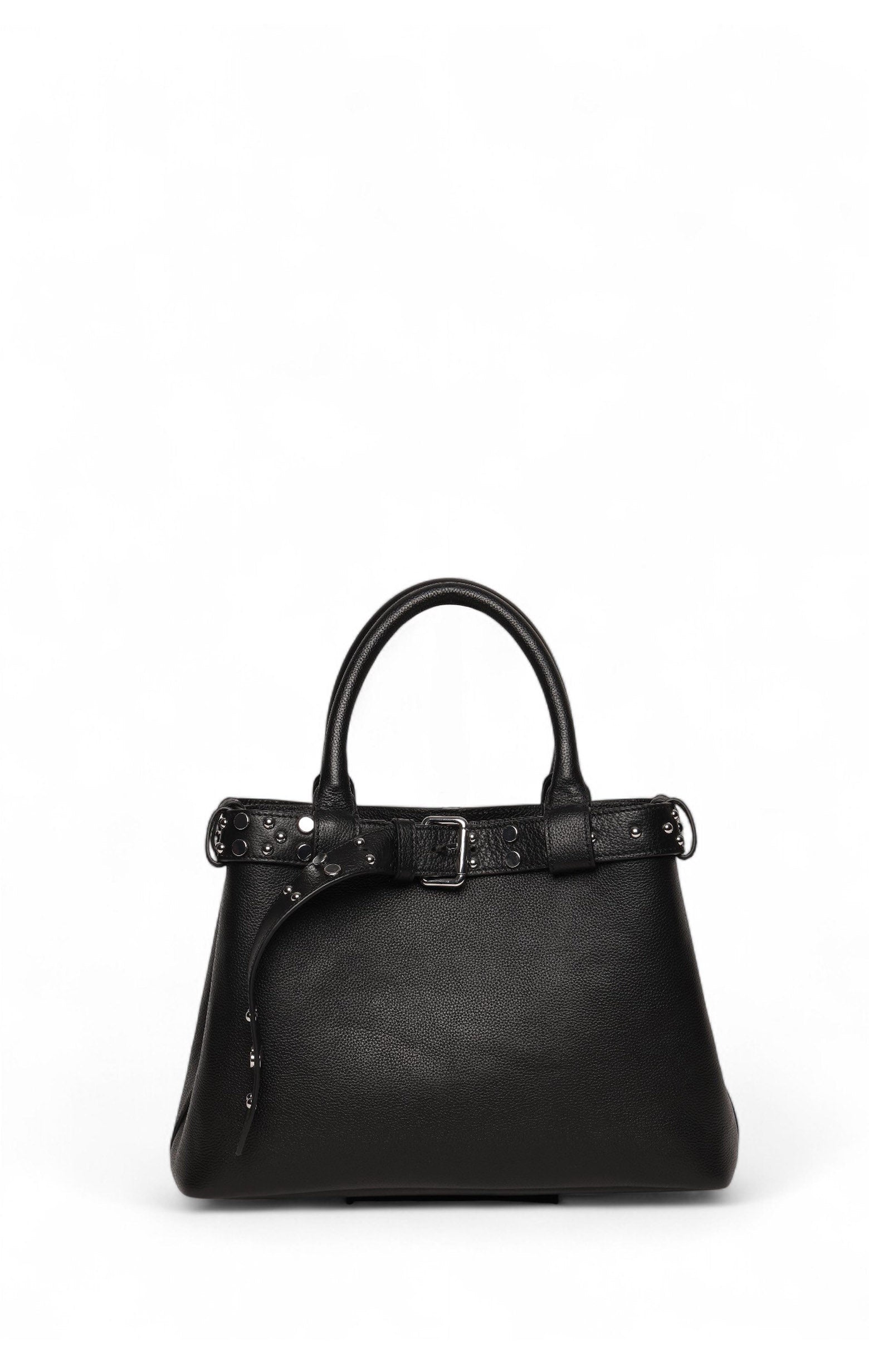 Brooks Satchel w/ Studs - Black