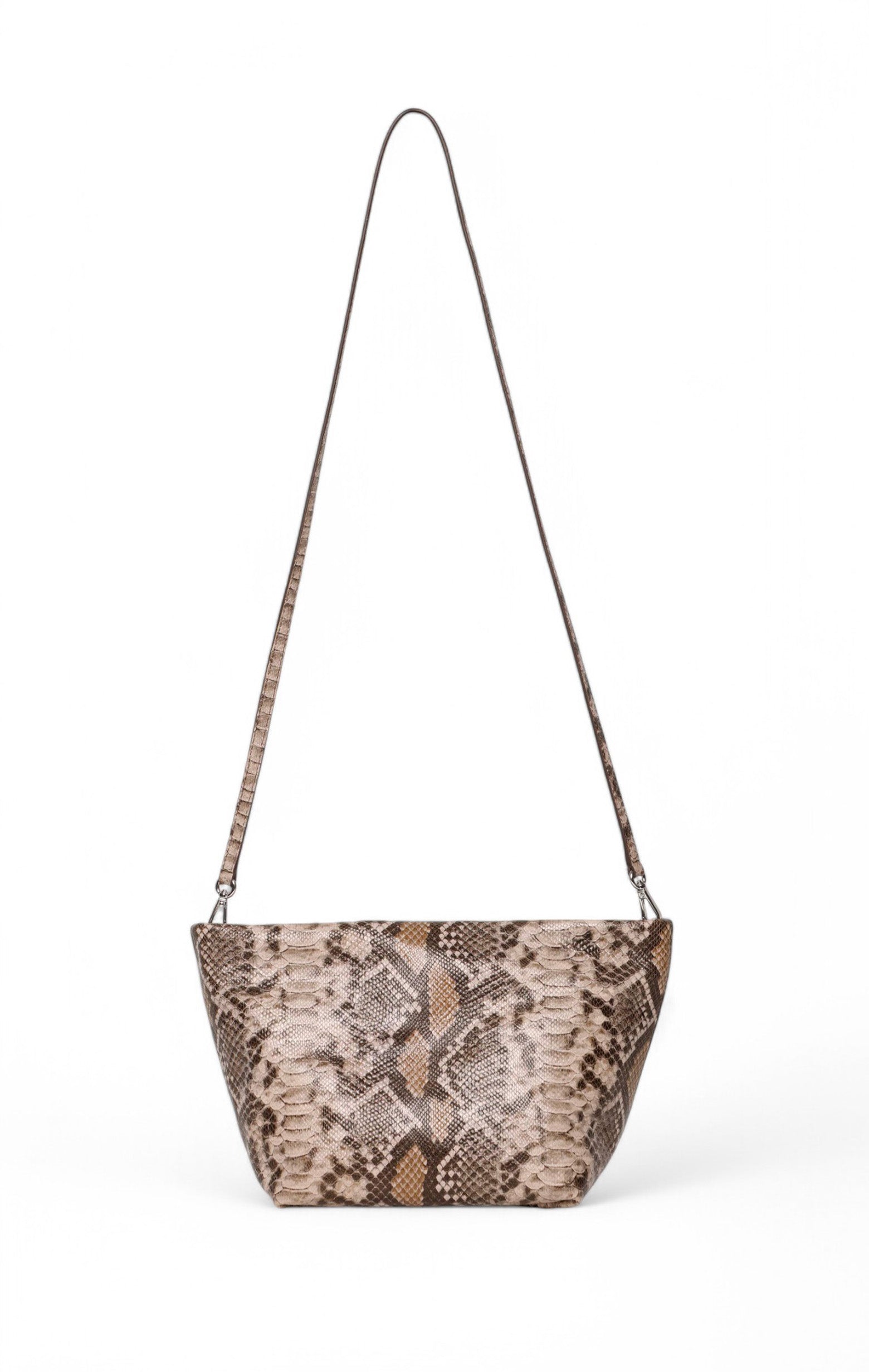 Callie Pouch, Black Brown Snake