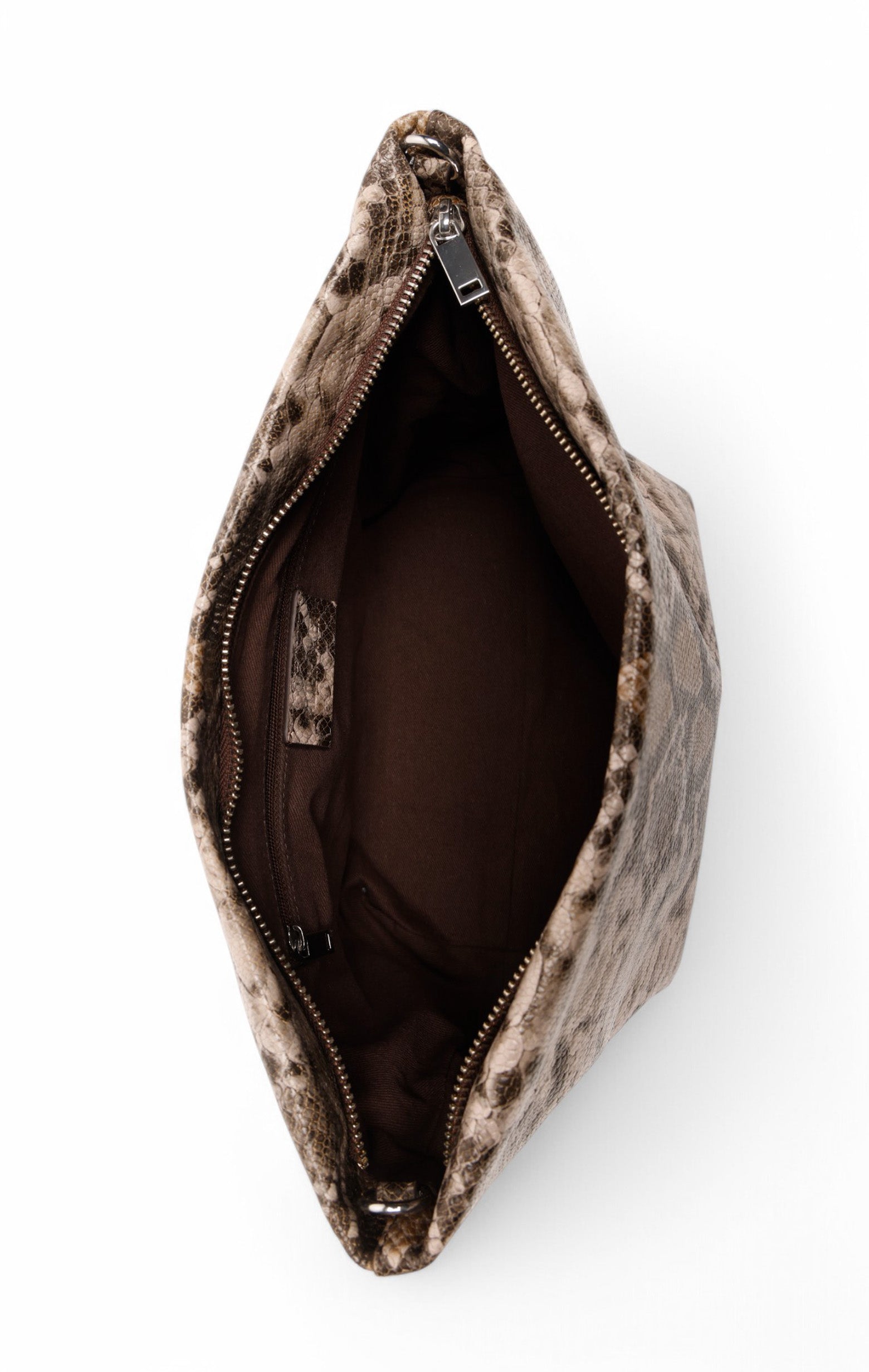 Callie Pouch, Black Brown Snake
