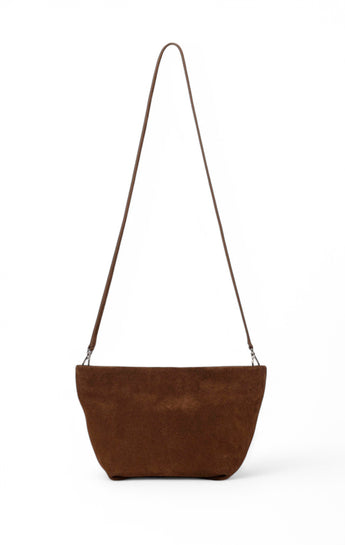 Callie Pouch, Truffle Suede
