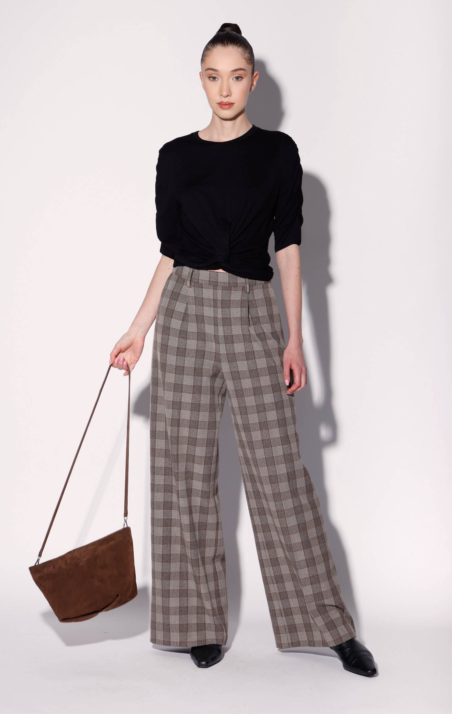 Callie Pouch, Truffle Suede