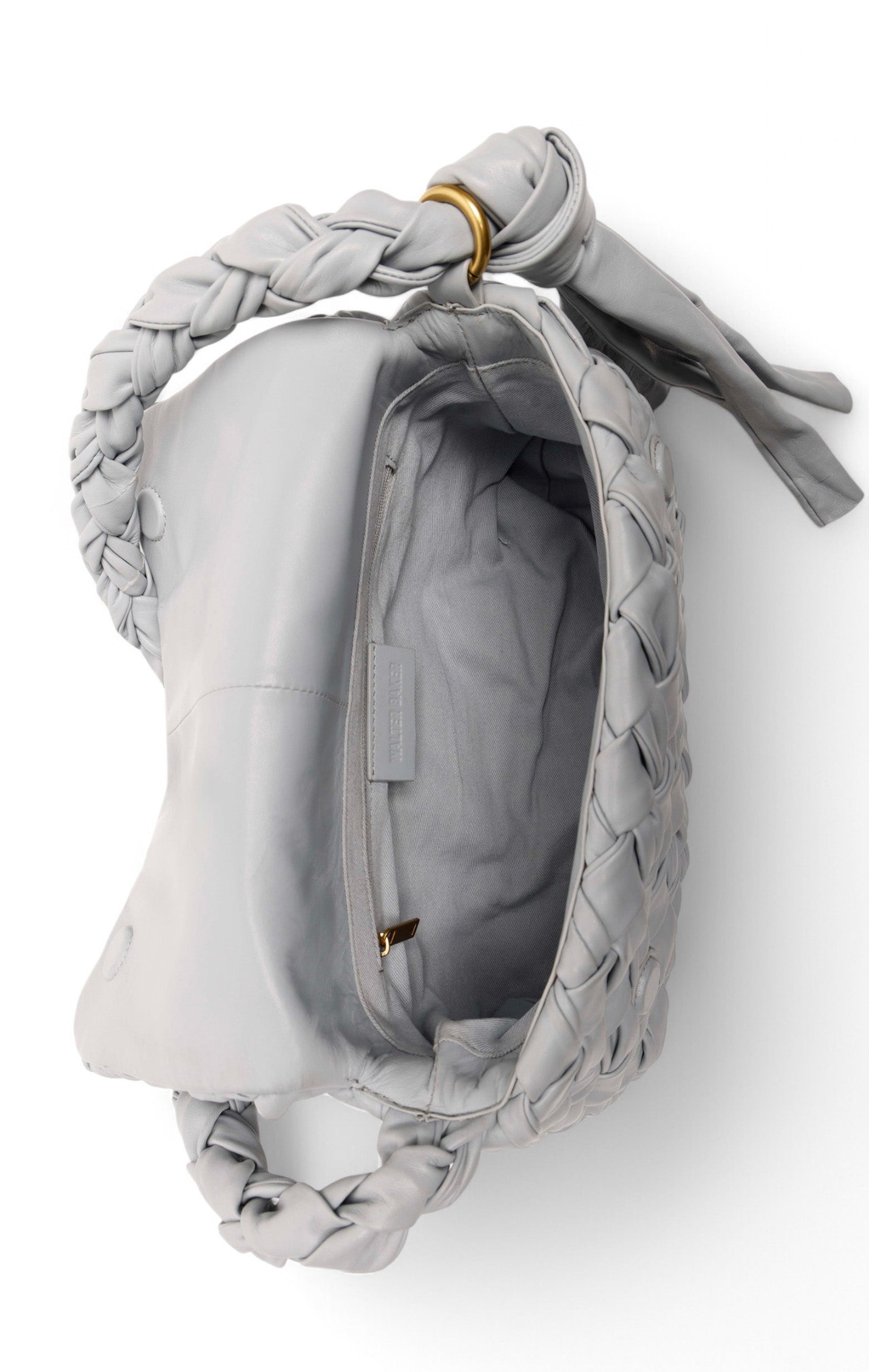 Halston Woven Flap, Elephant Grey