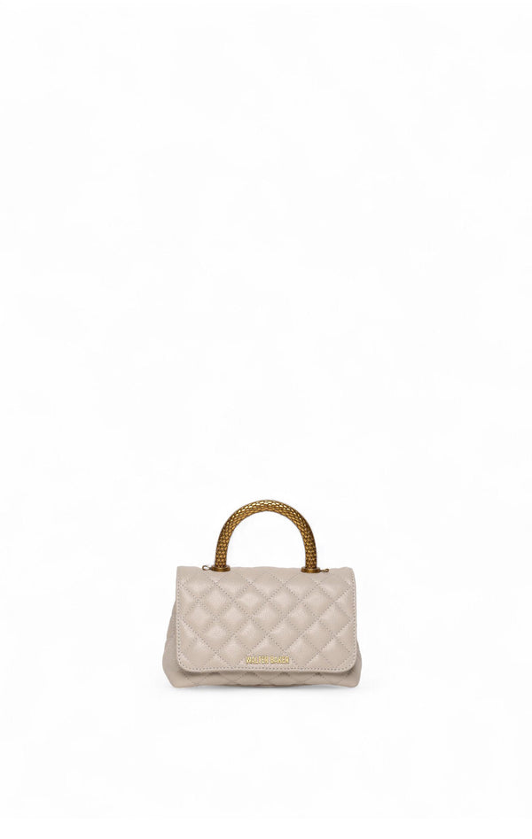 Leila Snake Mini Top Handle, Stone