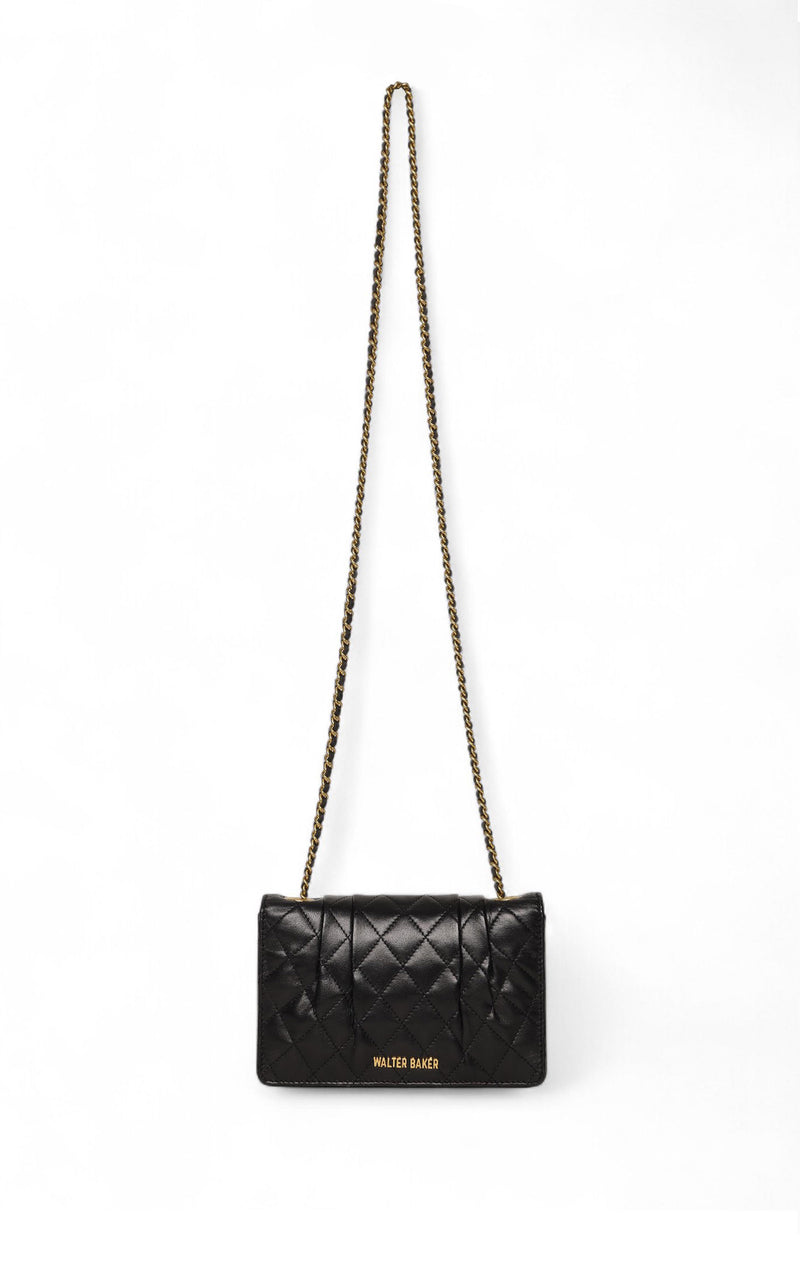 Addison Mini Flap, Black