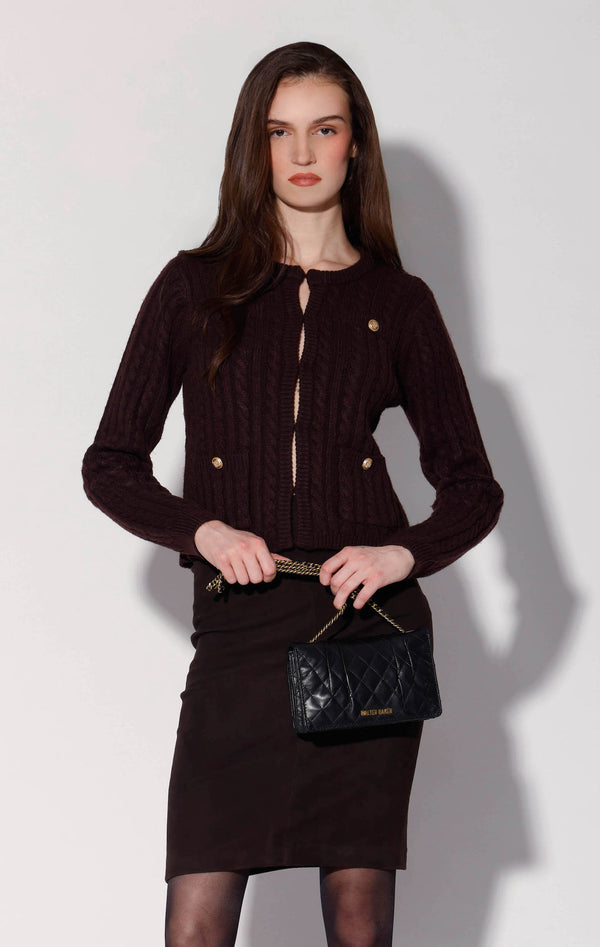 Addison Mini Flap, Black