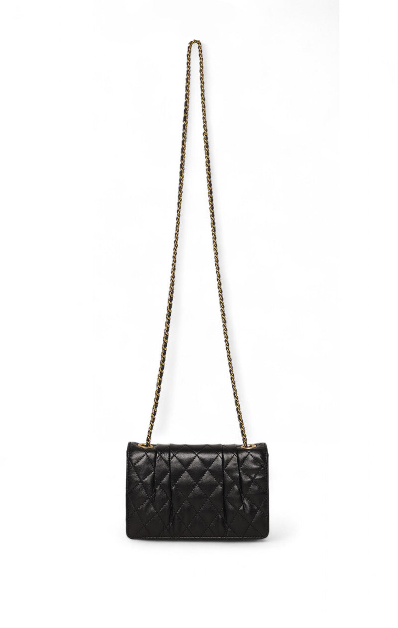 Addison Mini Flap, Black
