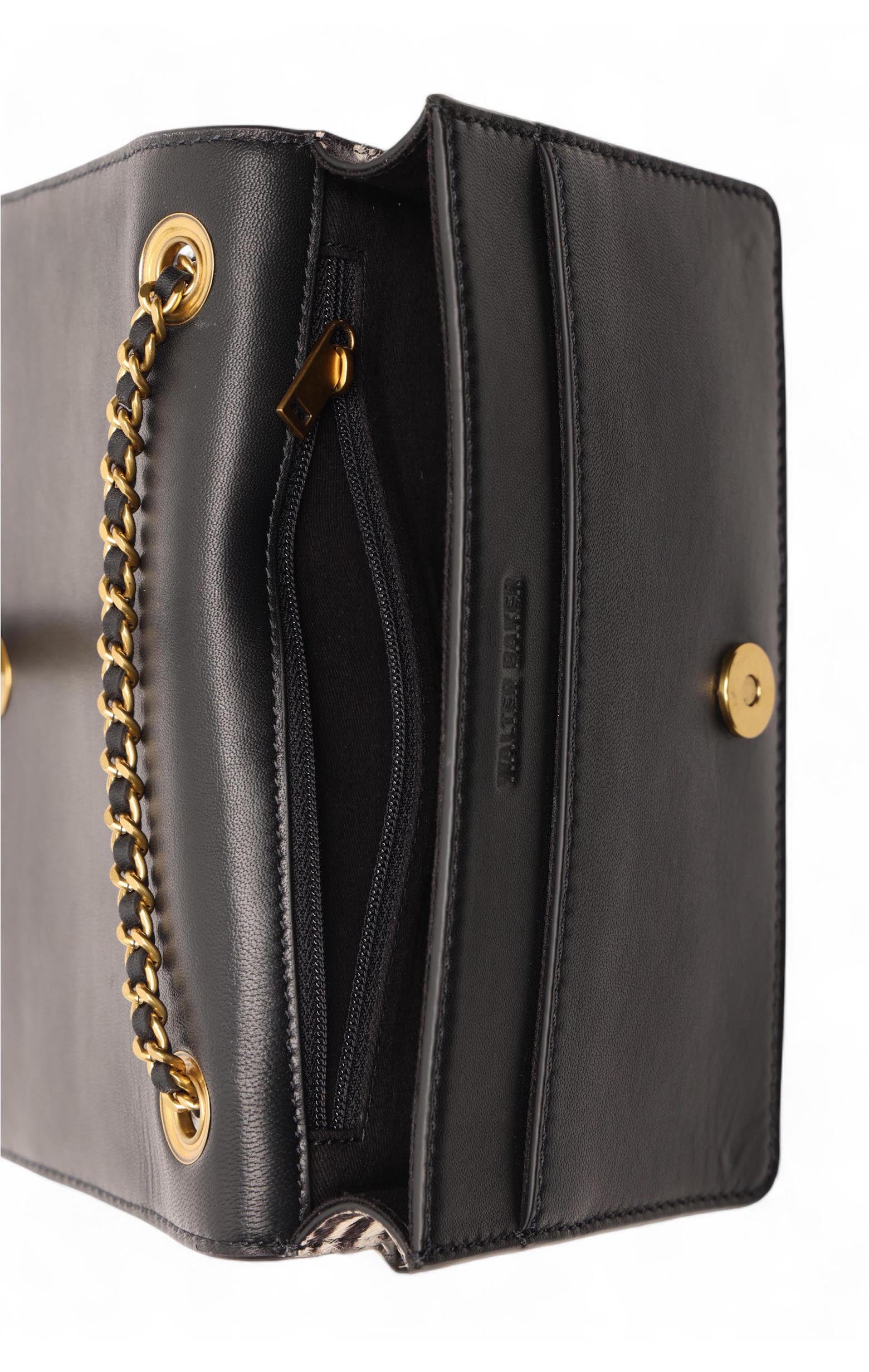 Addison Mini Flap, Black