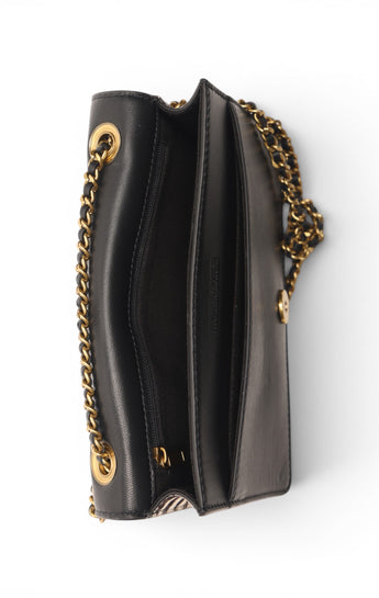 Addison Mini Flap, Zebra Calf Hair
