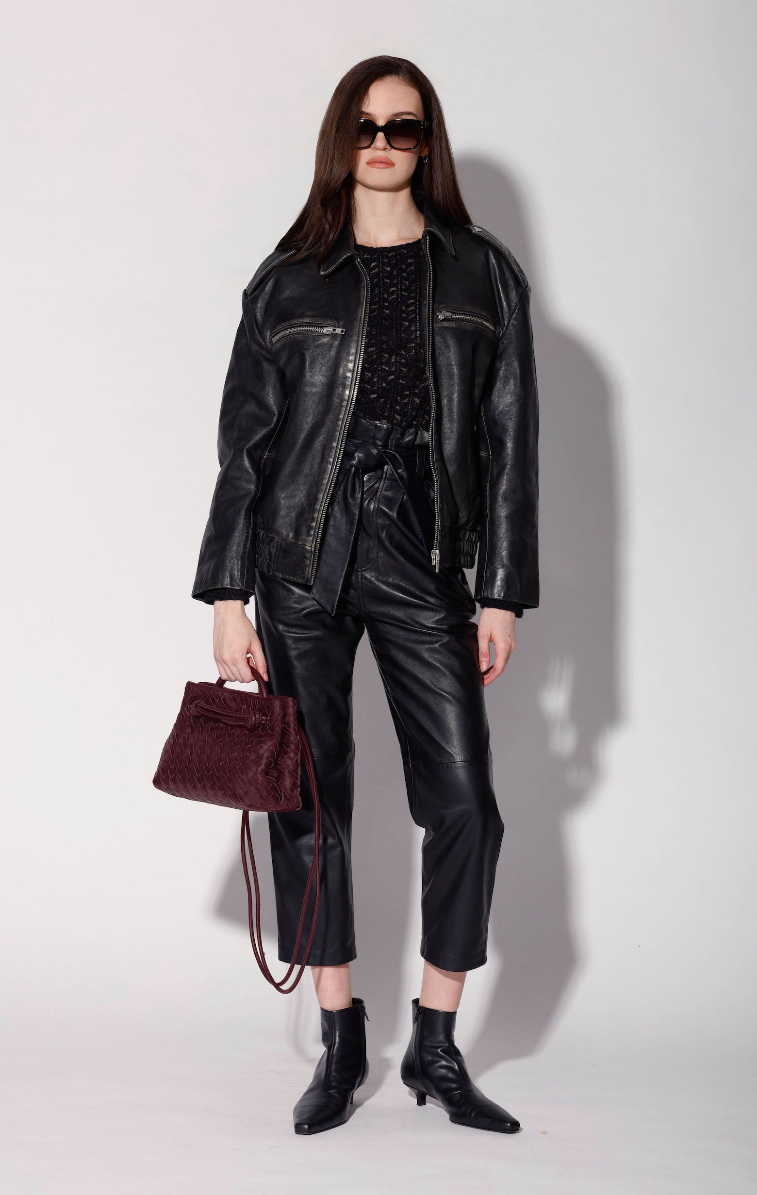 Hazel Mini Tote, Black Jam