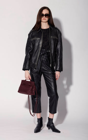 Hazel Mini Tote, Black Jam