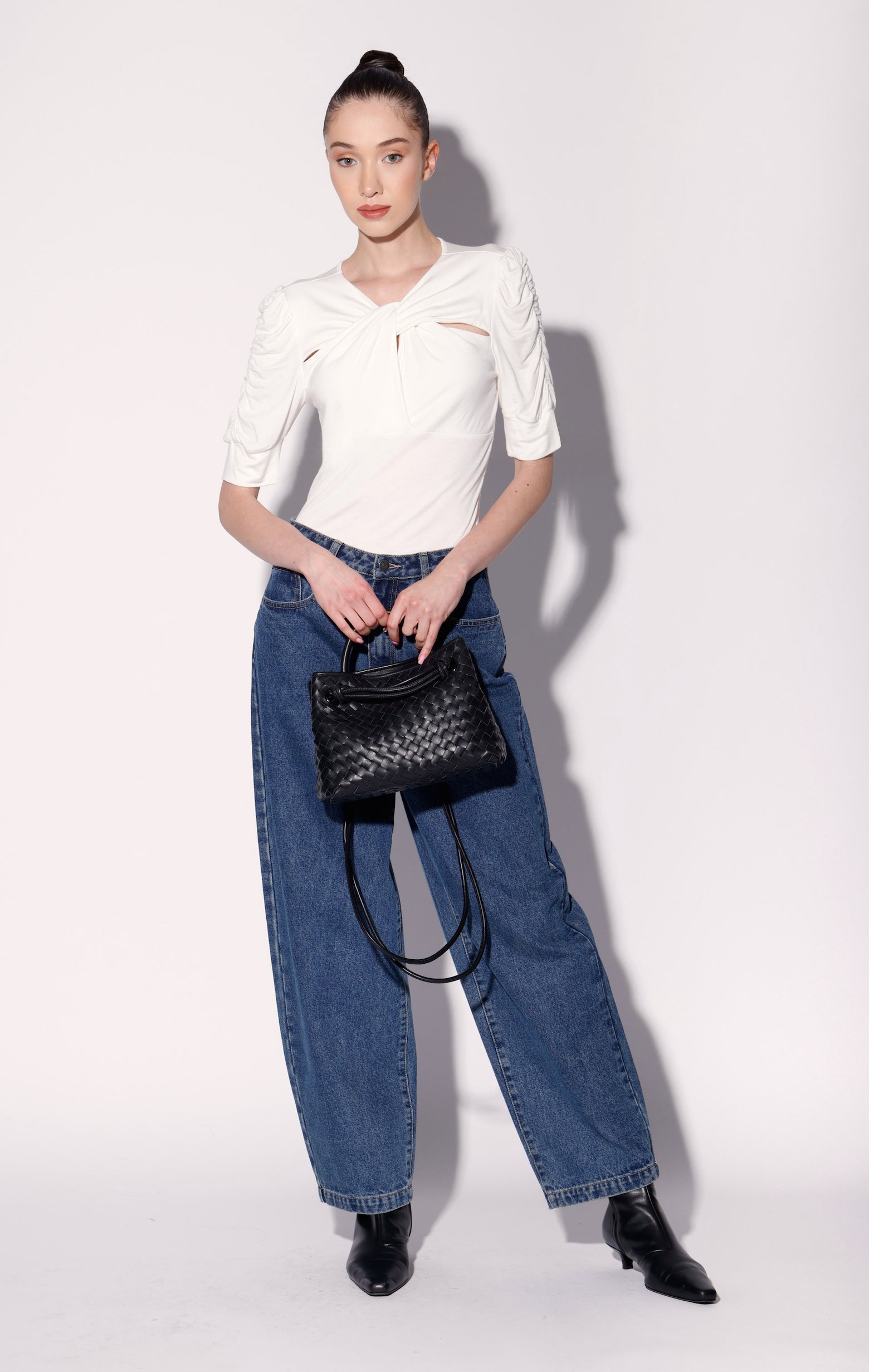 Hazel Mini Tote, Black