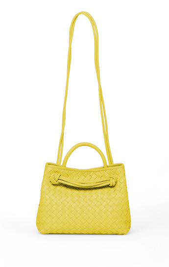 Hazel Mini Tote, Cyber Yellow