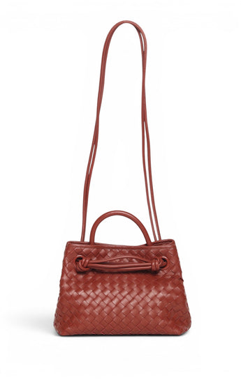 Hazel Mini Tote, Mahogany