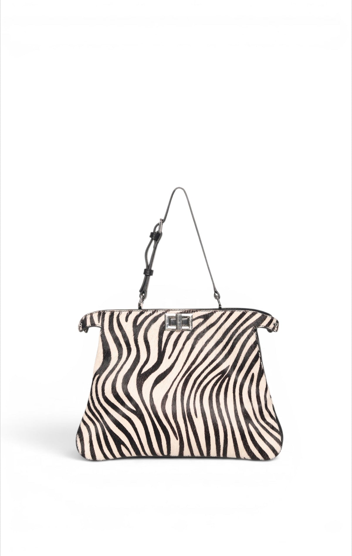 Bailey Satchel, Zebra Calf Hair