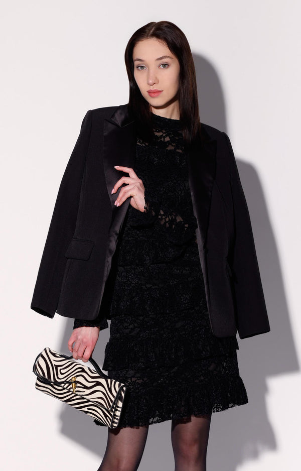 Juliette Clutch, Zebra Calf Hair