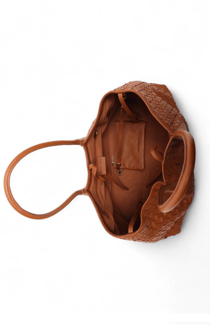 Alina Large Tote, Almond