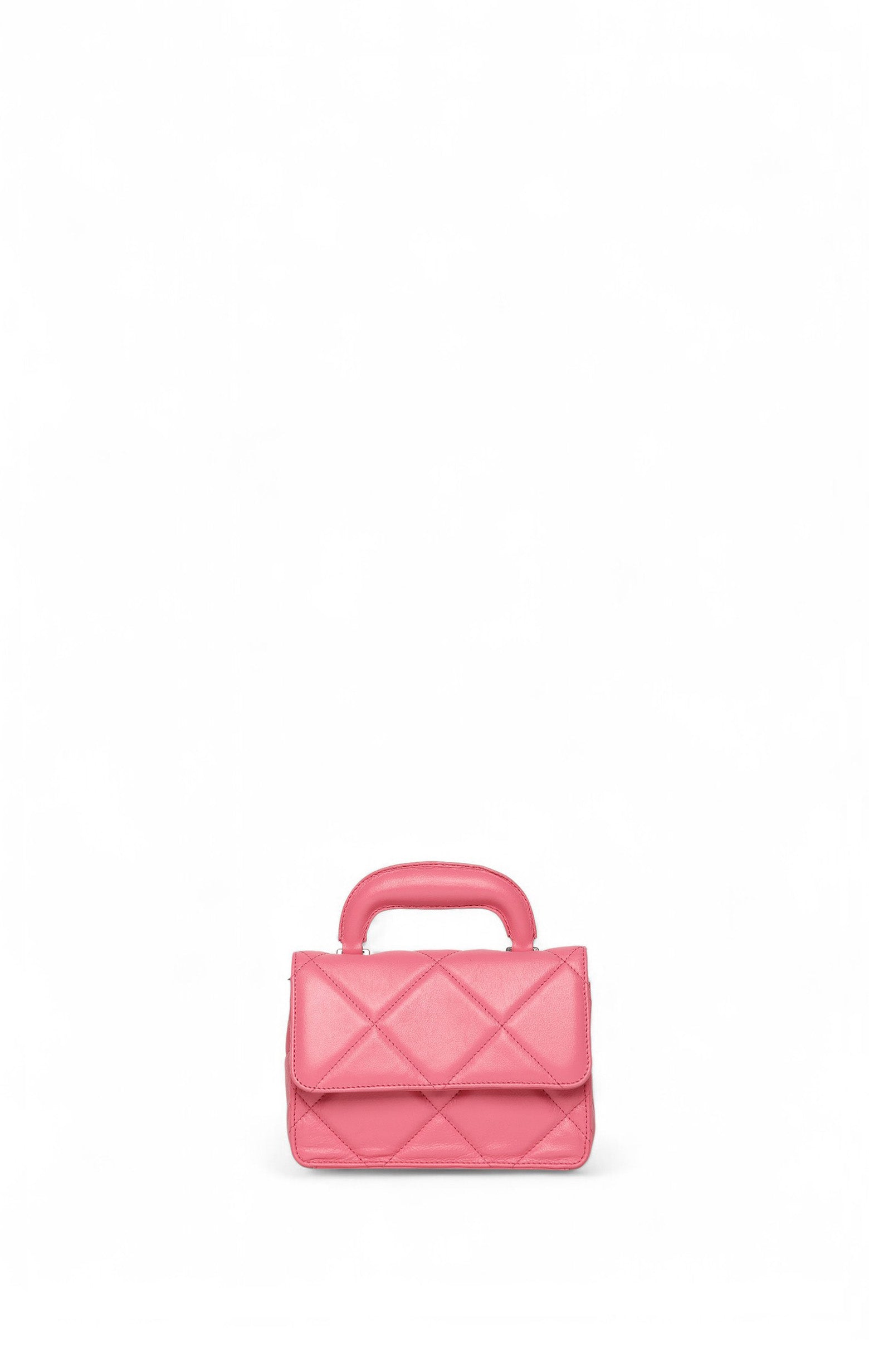 Genevieve Mini Top Handle, Pink Lotus