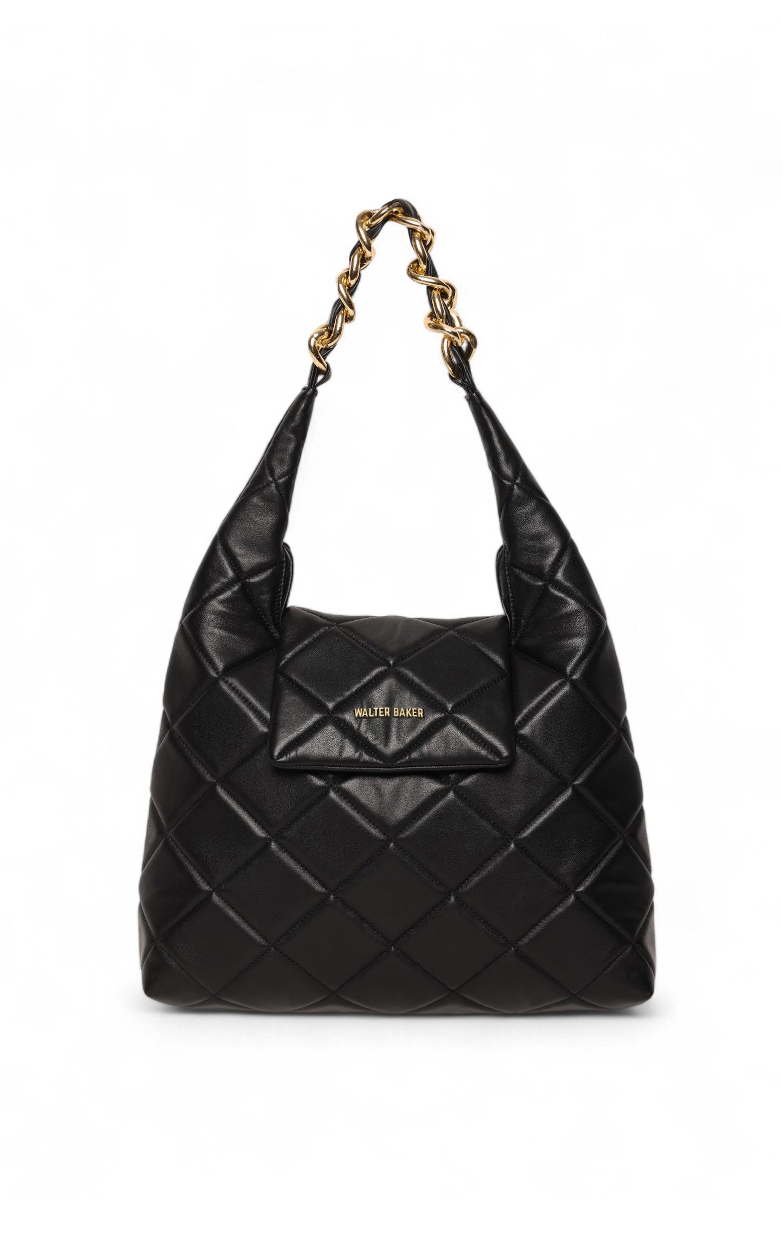 Anastasia Quilted Shoulder, Black