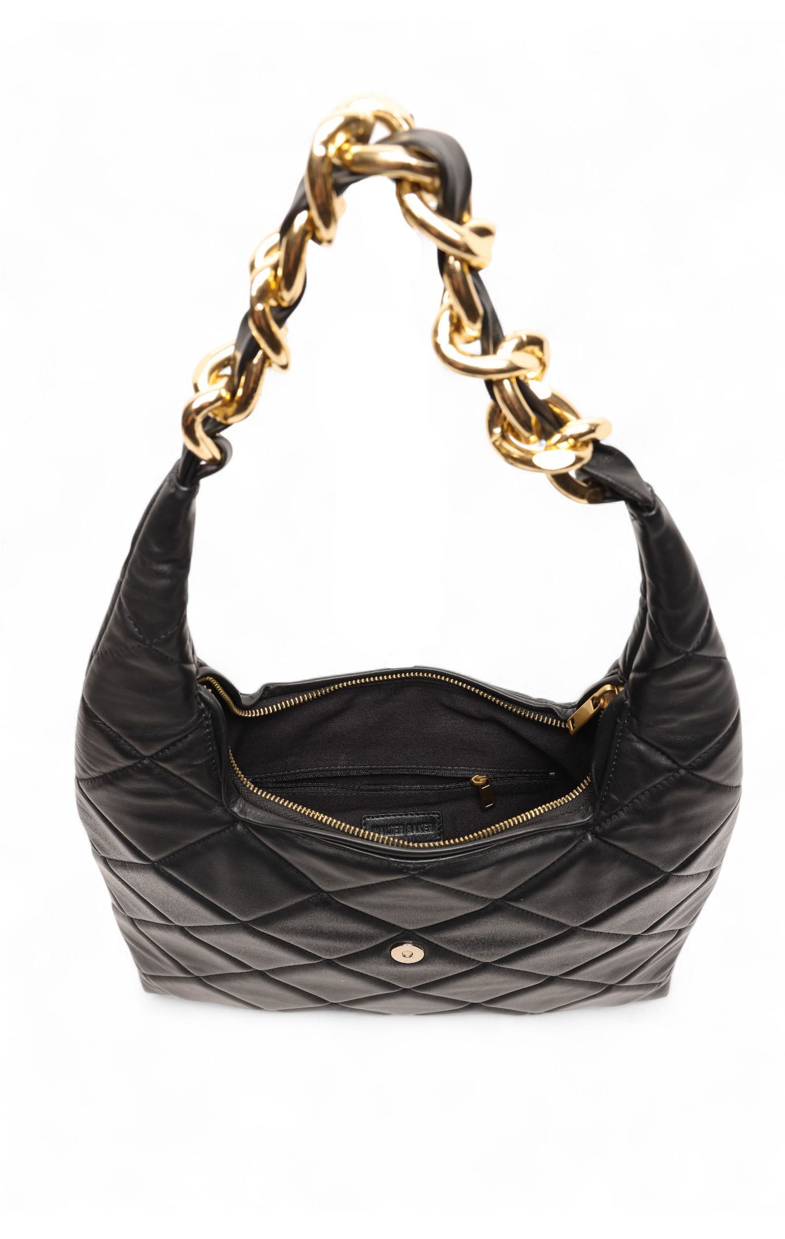 Anastasia Quilted Shoulder, Black
