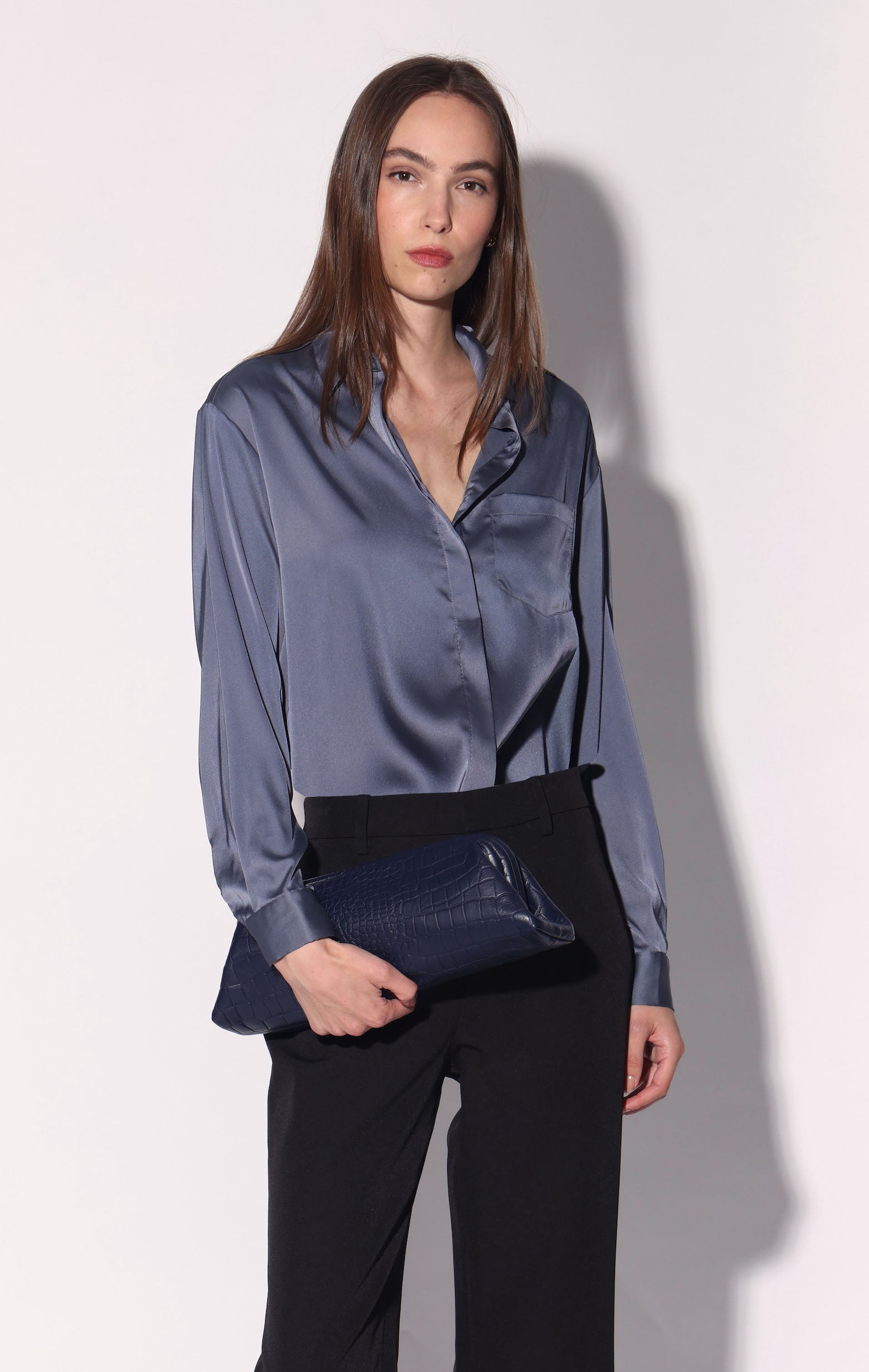 Wren Clutch, Blue Thunder Croc