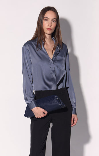 Wren Clutch, Blue Thunder Croc
