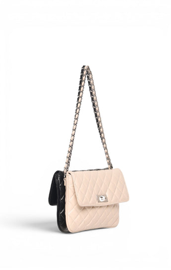 Arden Double Flap Shoulder, Black Oyster