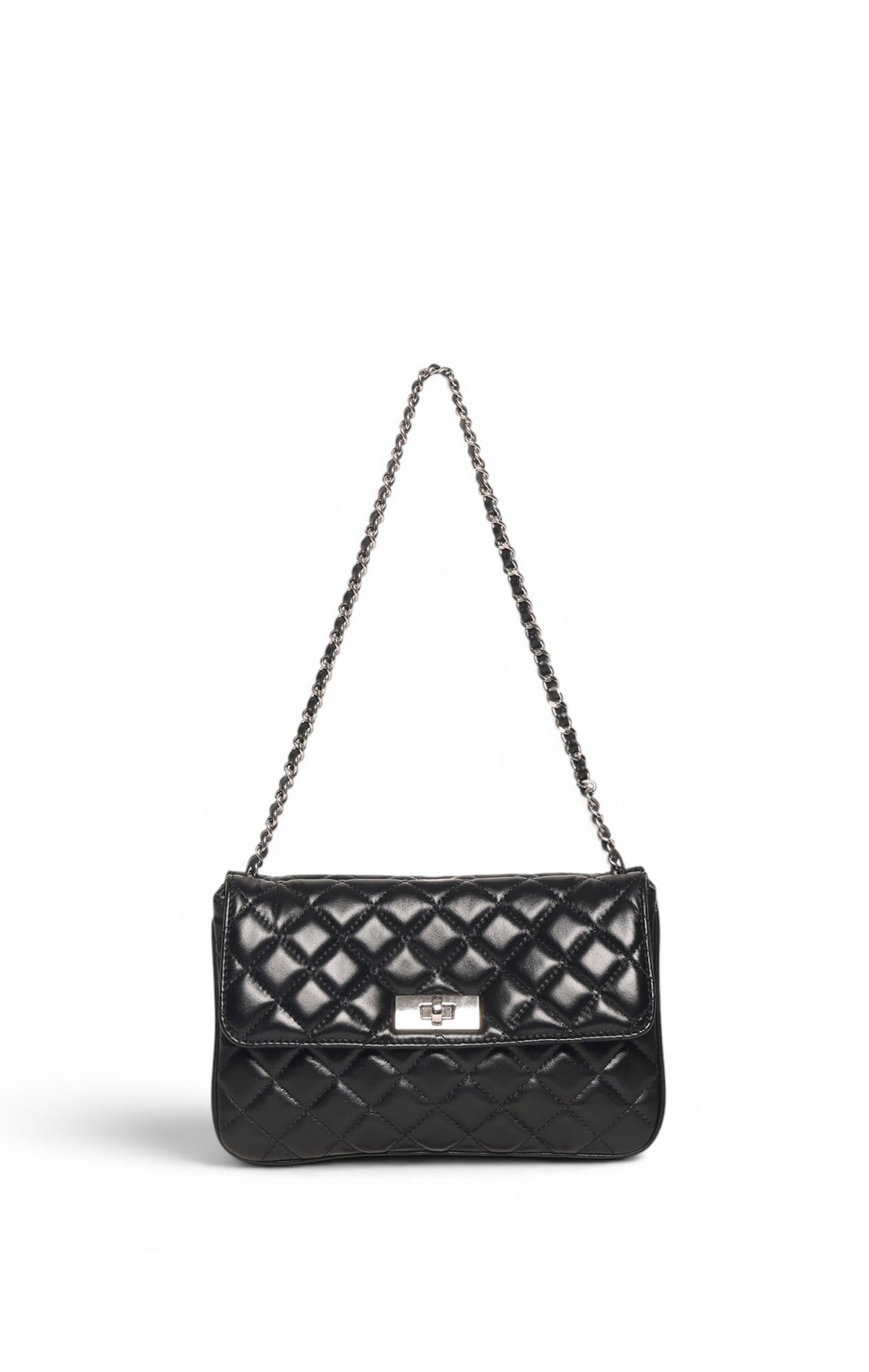 Arden Double Flap Shoulder, Black