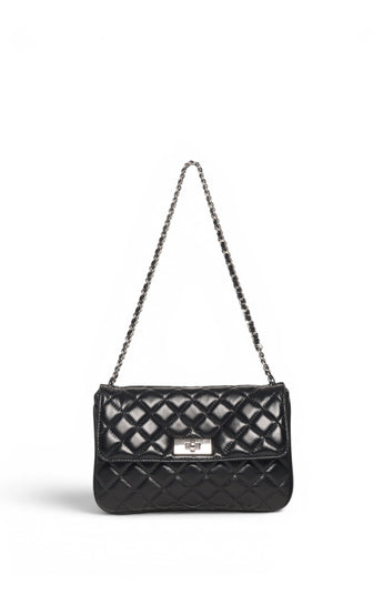 Arden Double Flap Shoulder, Black