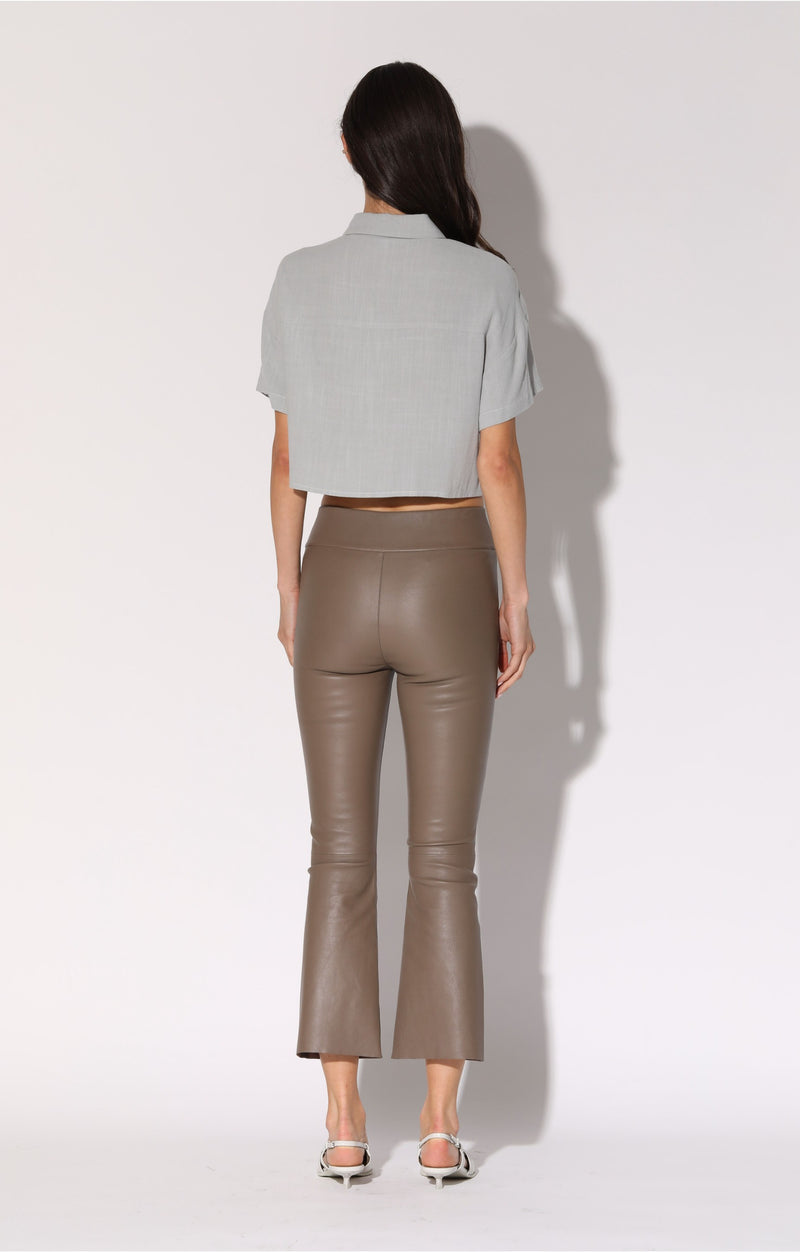 Luisa Pant, Sand - Stretch Leather (Early Spring 2024)