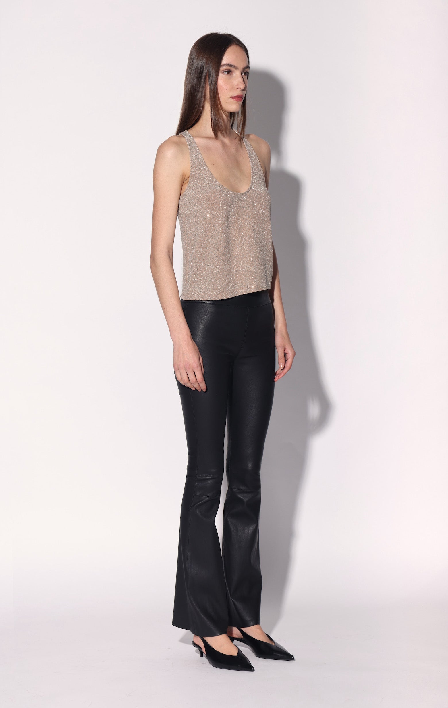 Lexie Pant, Black - Leather (Holiday 2026)
