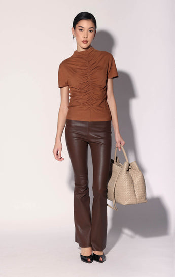 Lexie Pant, Walnut - Leather (Fall 2026)