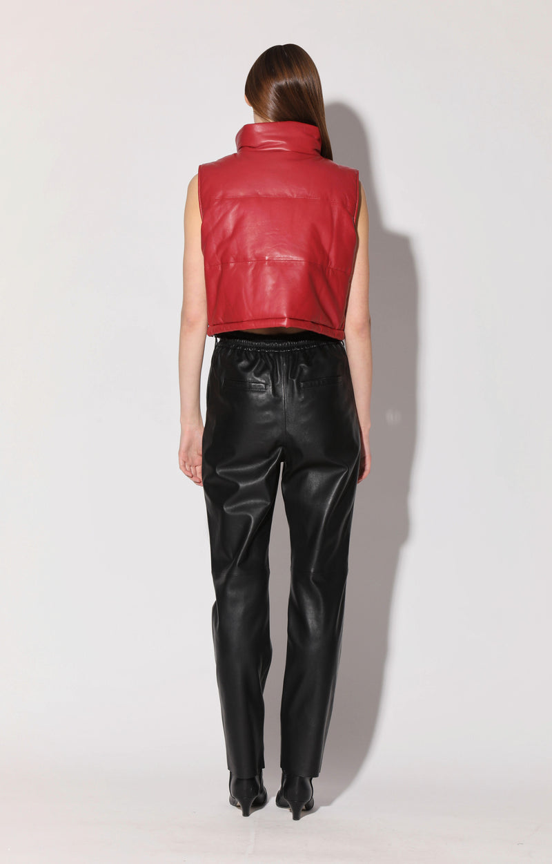 Levie Pant, Black - Leather